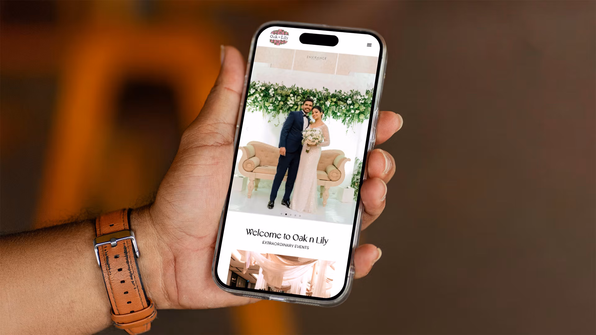 Oak n Lily testimonial mockup