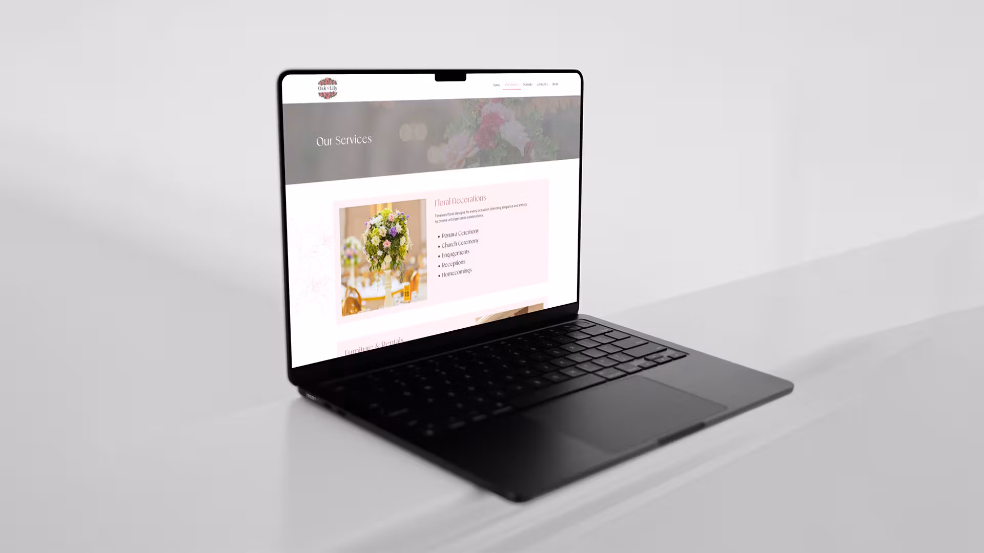 Oak n Lily testimonial mockup