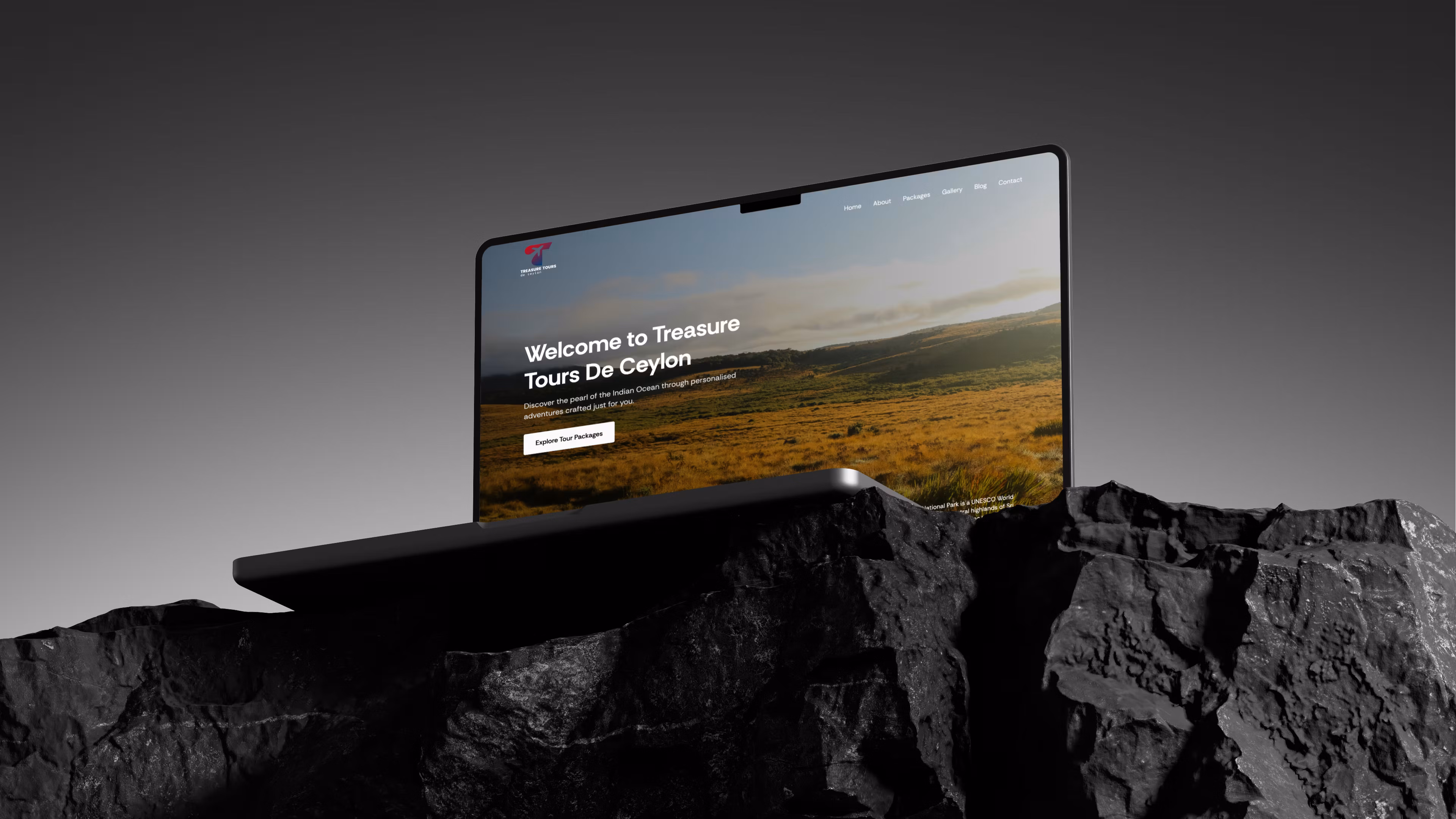 Treasure Tours De Ceylon testimonial mockup