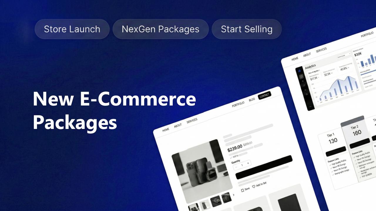 Launch Your Online Store with NexGen’s New E-Commerce Packages