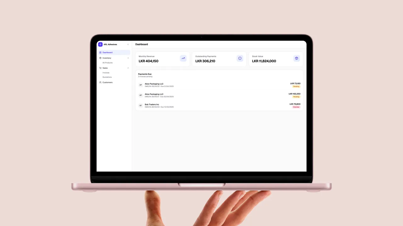 Excited to introduce the new ERP system for ARL Adhesives.