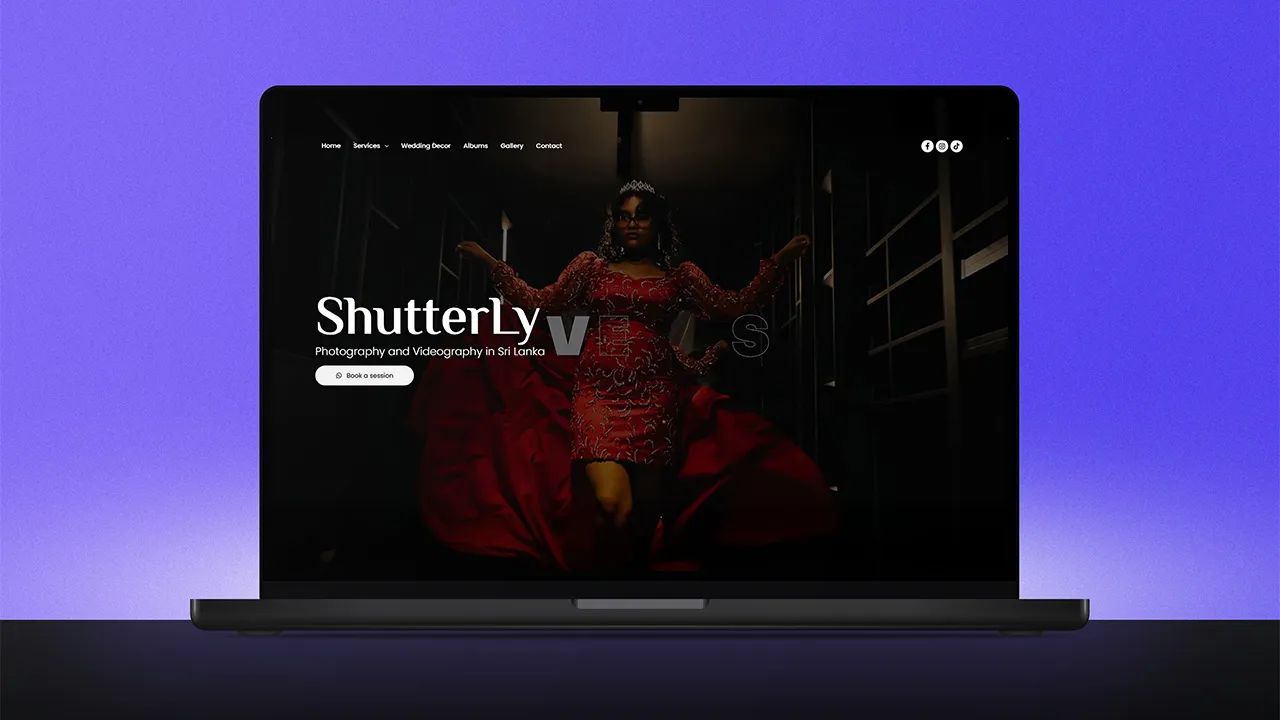 Shutterly.lk is Live - A Photography and Videography Business in Sri Lanka