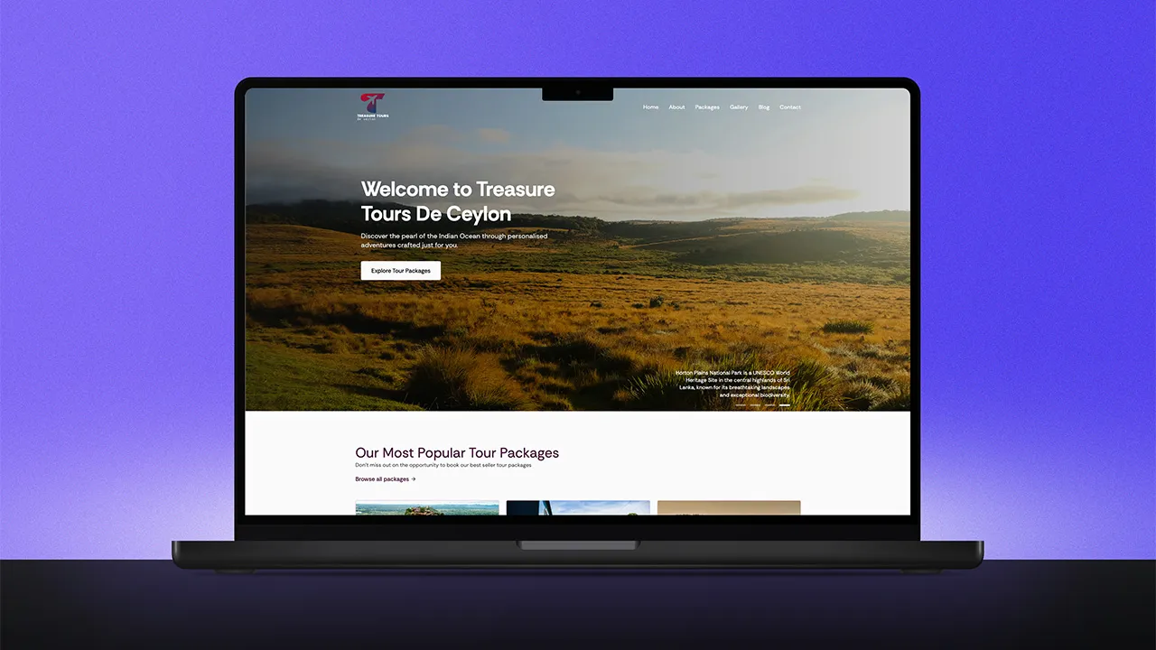 Launch Announcement – Treasure Tours De Ceylon Goes Live